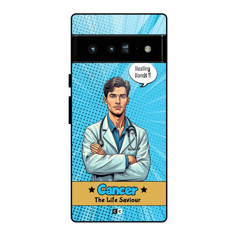 Saviour Cancer Glass Back Case for Google Pixel 6 Pro