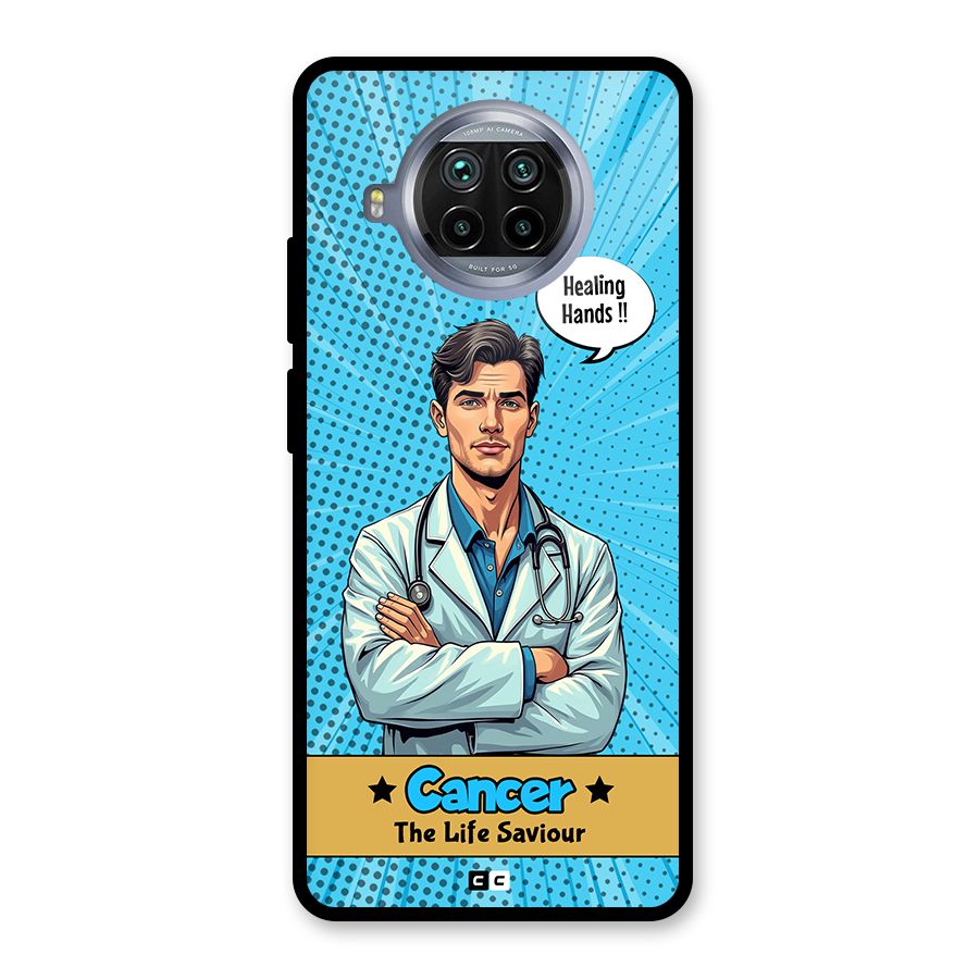 Saviour Cancer Glass Back Case for Mi 10i