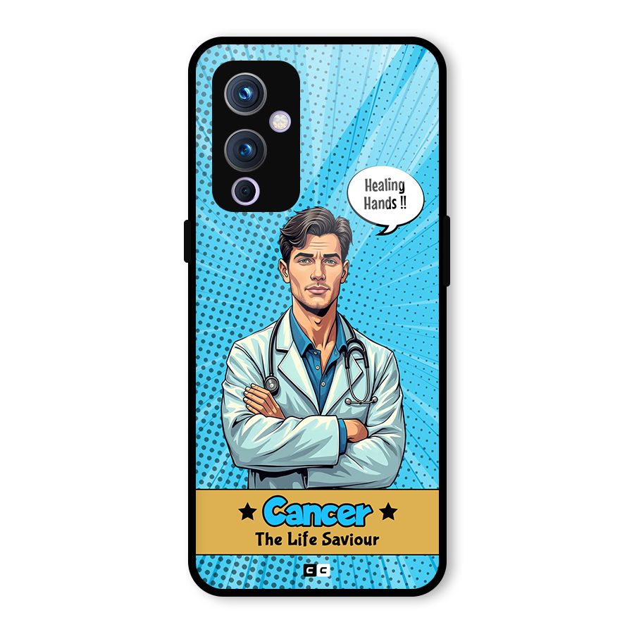 Saviour Cancer Glass Back Case for OnePlus 9