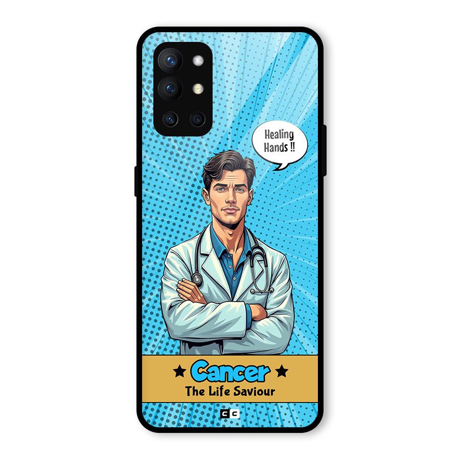 Saviour Cancer Glass Back Case for OnePlus 9R