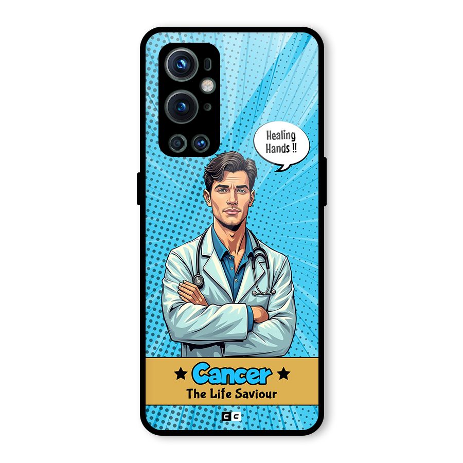 Saviour Cancer Glass Back Case for OnePlus 9 Pro