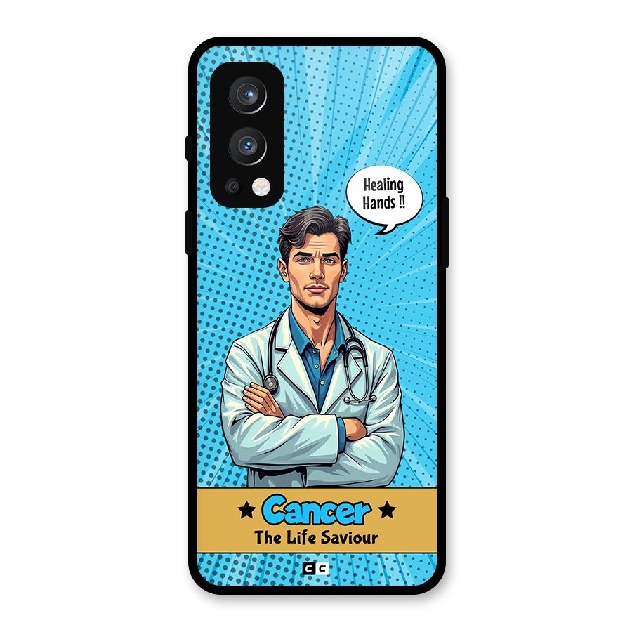 Saviour Cancer Glass Back Case for OnePlus Nord 2 5G