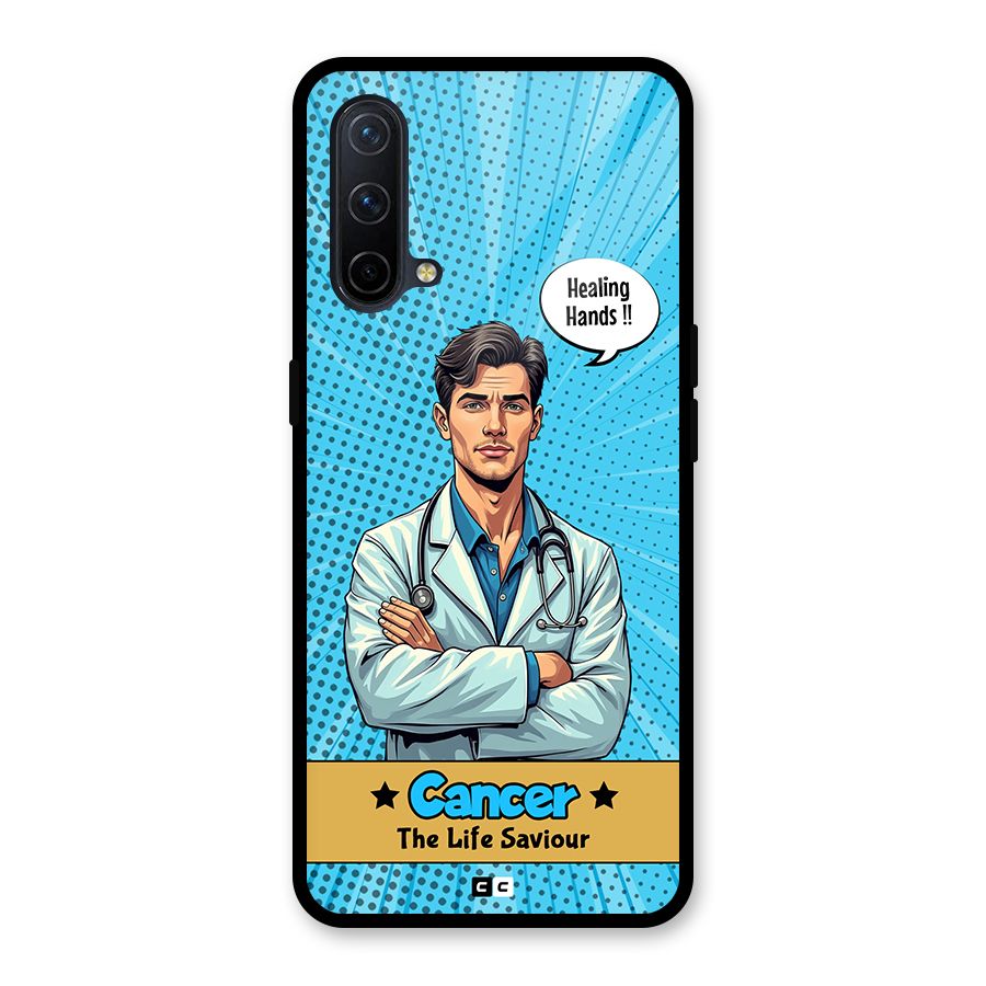 Saviour Cancer Glass Back Case for OnePlus Nord CE 5G