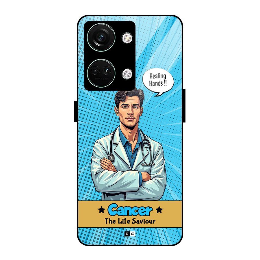 Saviour Cancer Glass Back Case for Oneplus Nord 3