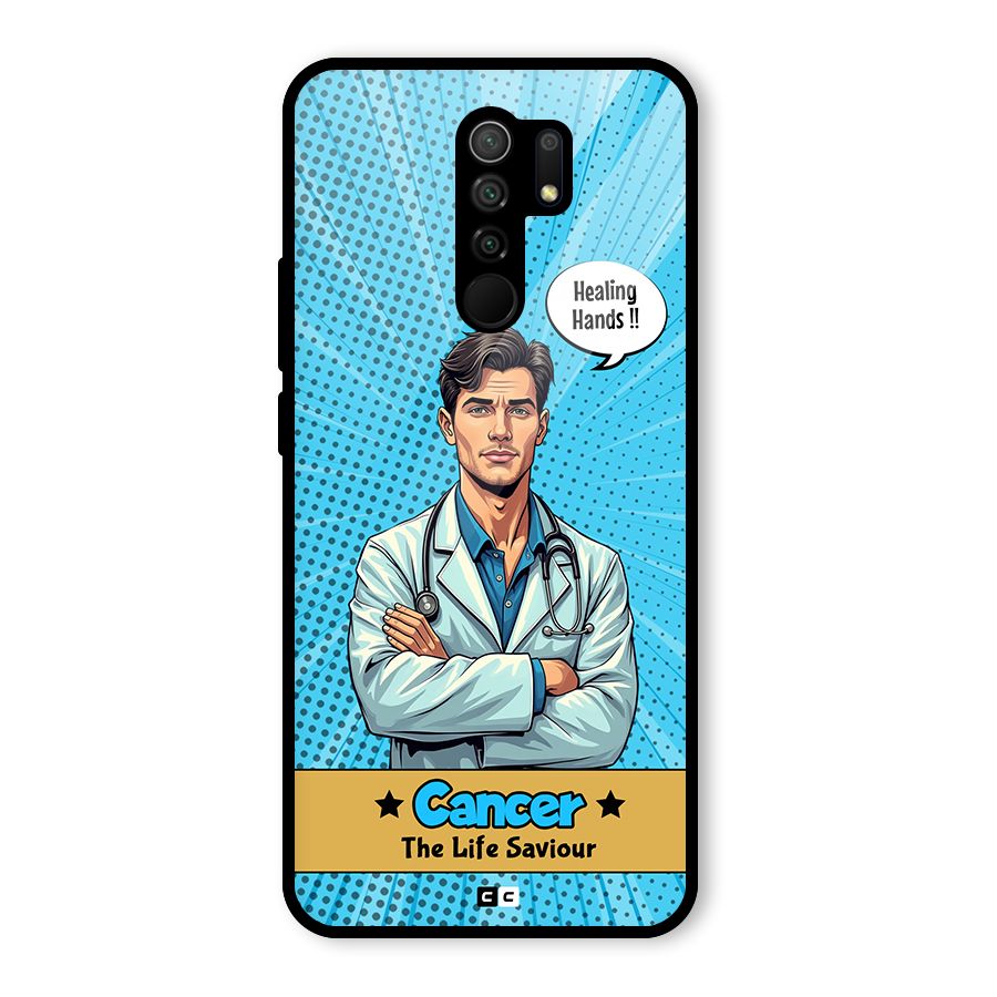 Saviour Cancer Glass Back Case for Poco M2