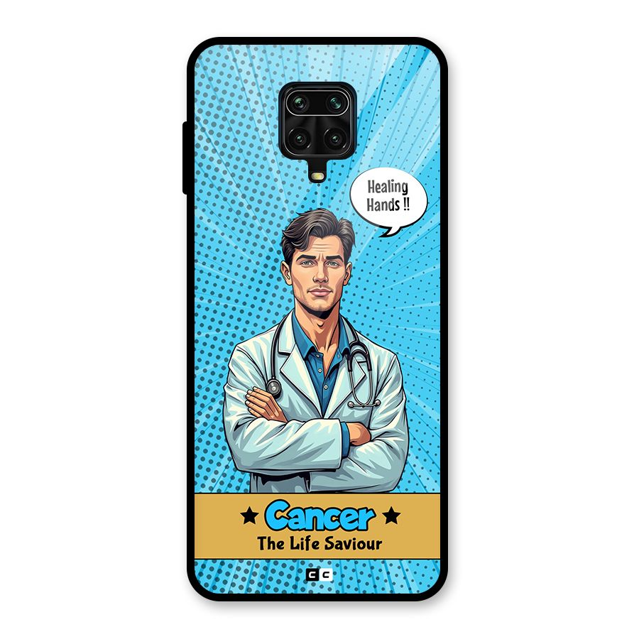 Saviour Cancer Glass Back Case for Poco M2 Pro
