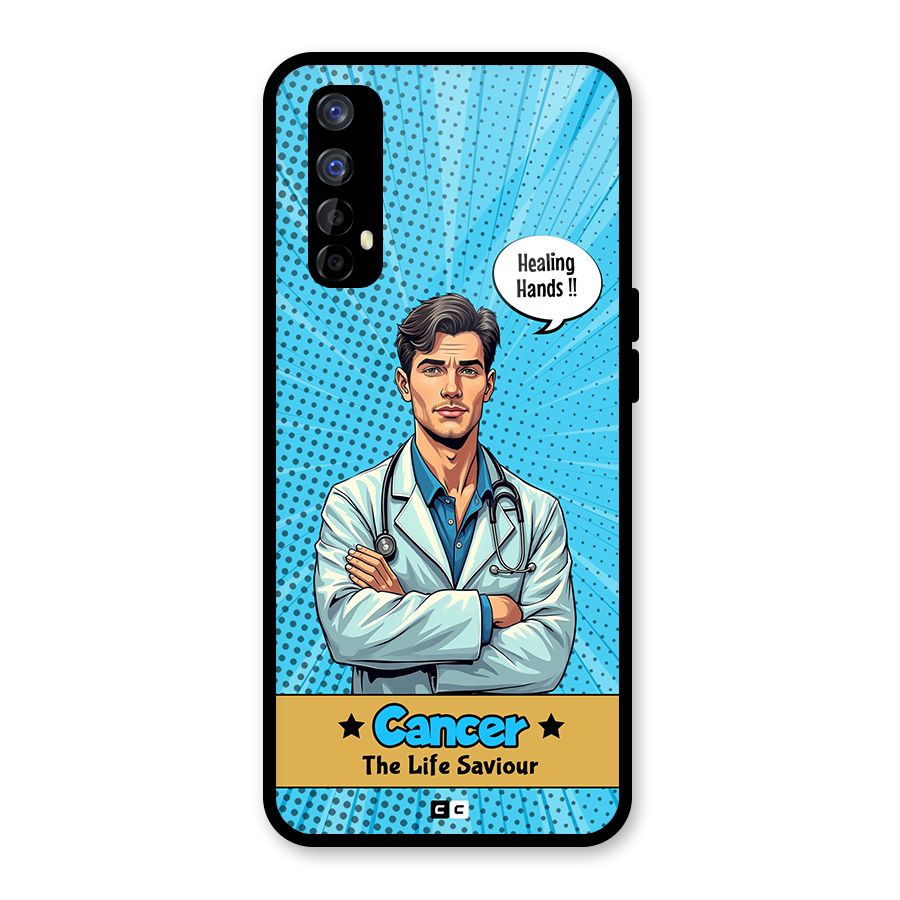 Saviour Cancer Glass Back Case for Realme Narzo 20 Pro