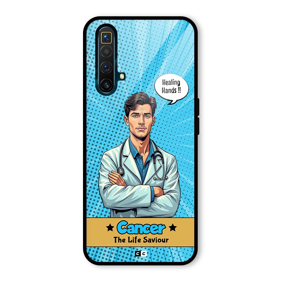 Saviour Cancer Glass Back Case for Realme X3