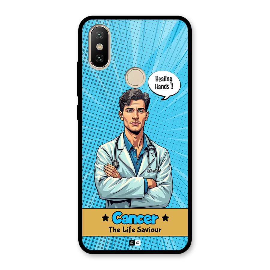 Saviour Cancer Glass Back Case for Redmi A2
