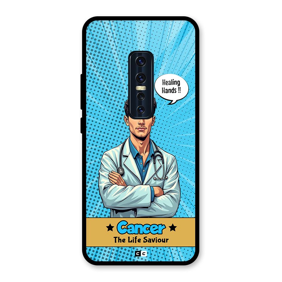Saviour Cancer Glass Back Case for Vivo V17 Pro