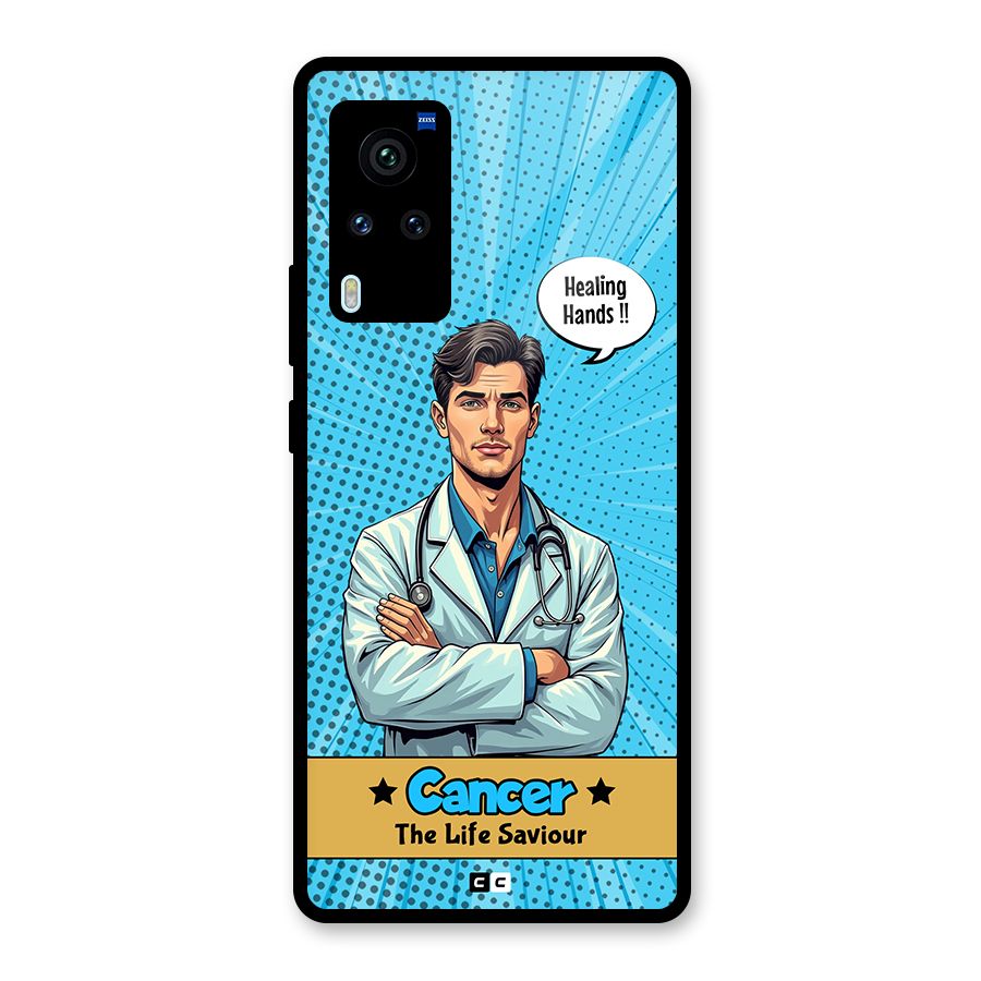 Saviour Cancer Glass Back Case for Vivo X60 Pro