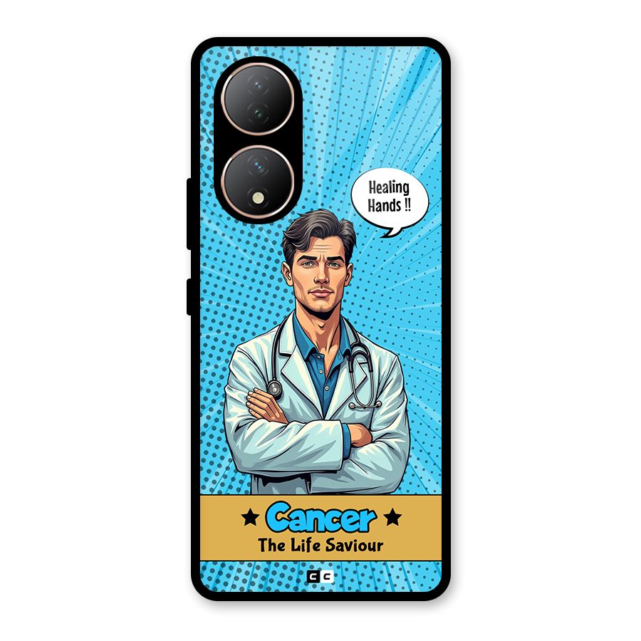 Saviour Cancer Glass Back Case for Vivo Y100