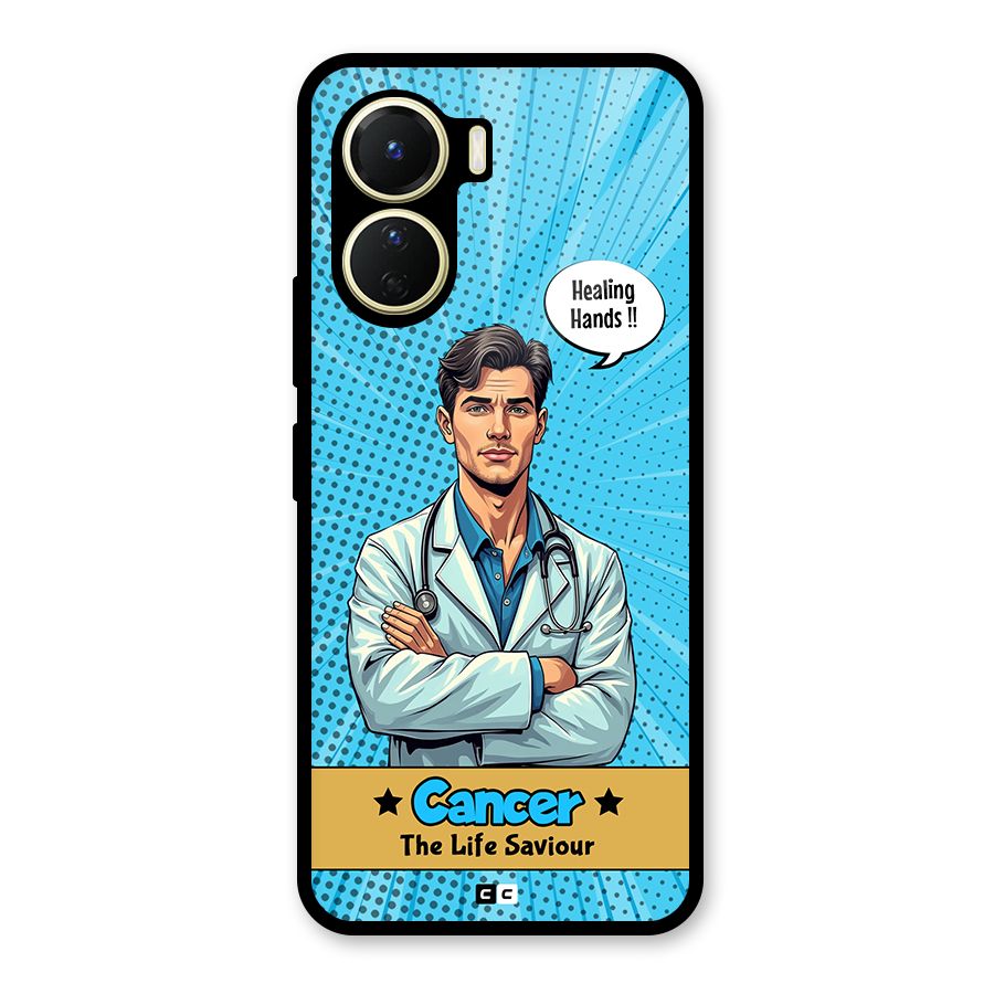Saviour Cancer Glass Back Case for Vivo Y56