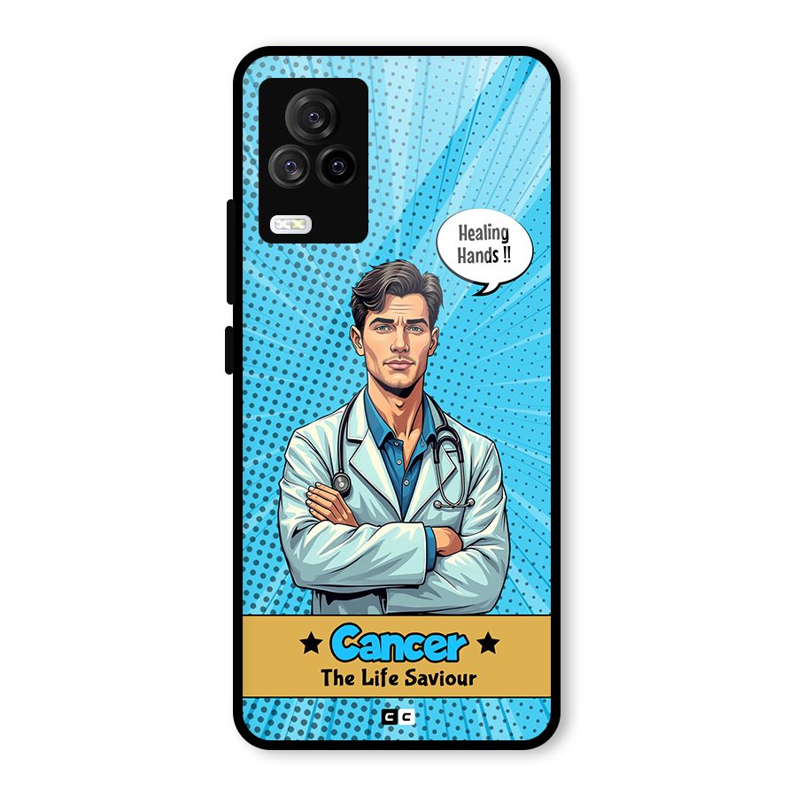 Saviour Cancer Glass Back Case for Vivo iQOO 7 Legend 5G