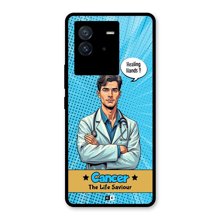 Saviour Cancer Glass Back Case for Vivo iQOO Neo 6 5G