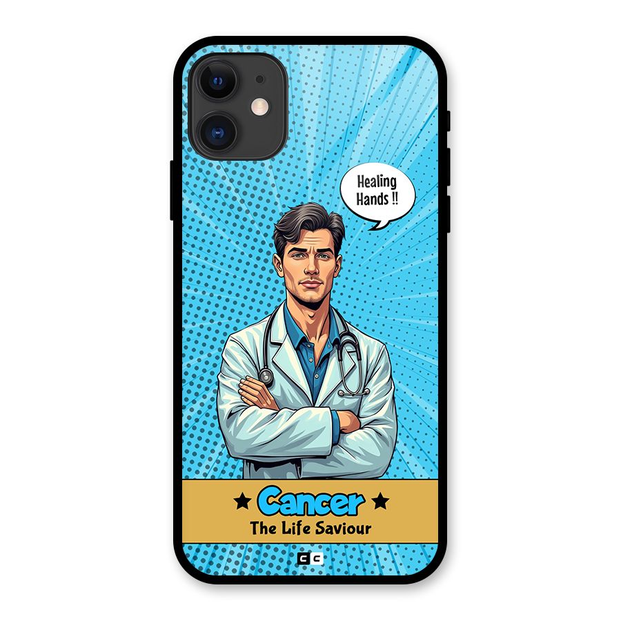 Saviour Cancer Glass Back Case for iPhone 11