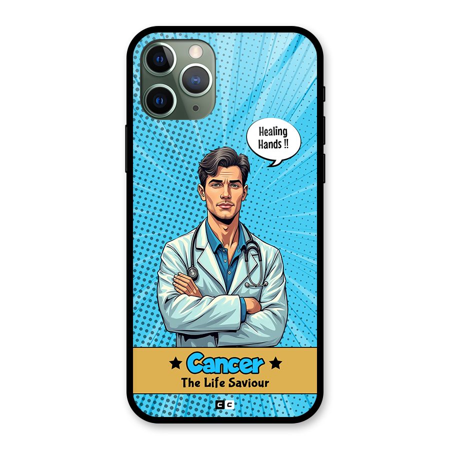 Saviour Cancer Glass Back Case for iPhone 11 Pro