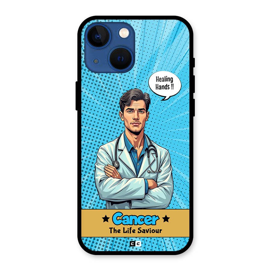 Saviour Cancer Glass Back Case for iPhone 13 Mini