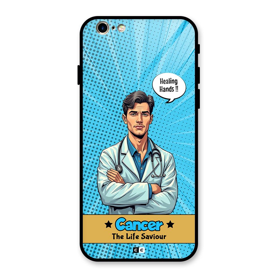 Saviour Cancer Glass Back Case for iPhone 6 6S