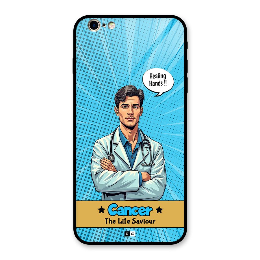 Saviour Cancer Glass Back Case for iPhone 6 Plus 6S Plus