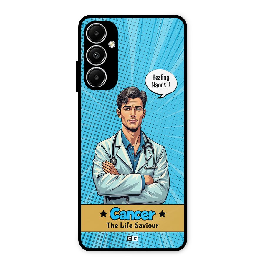 Saviour Cancer Metal Back Case for Galaxy A05s