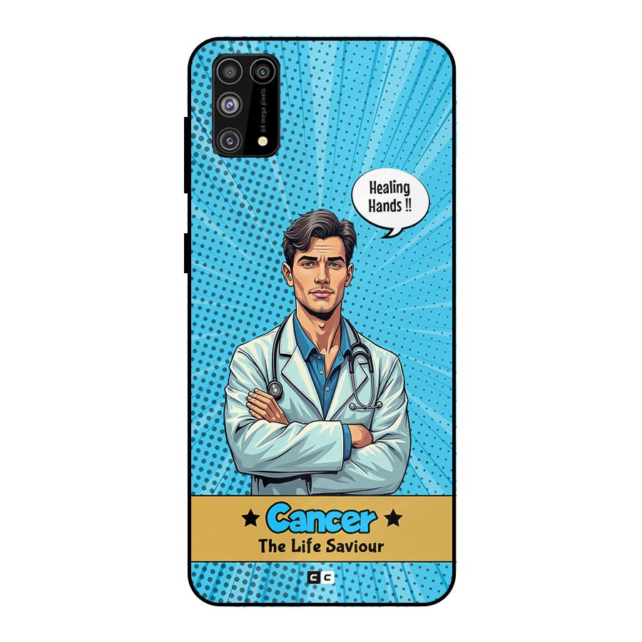 Saviour Cancer Metal Back Case for Galaxy F41