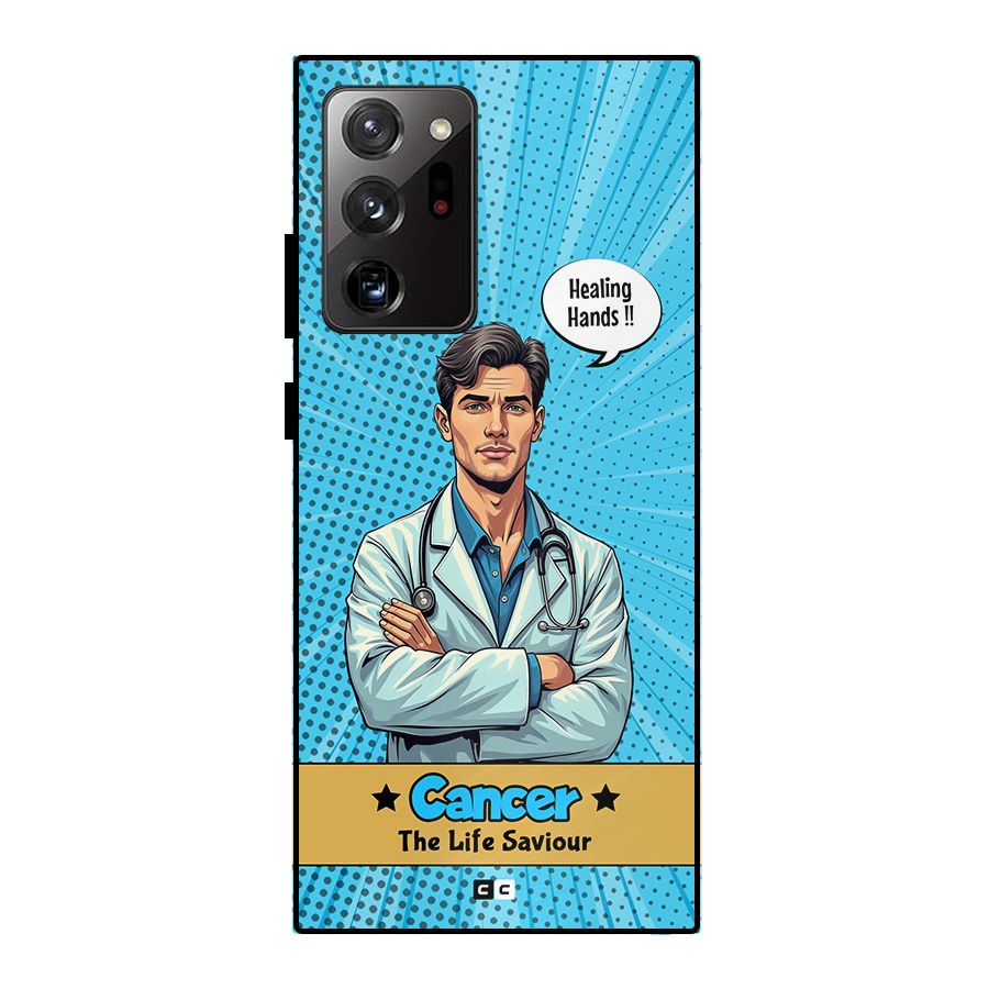 Saviour Cancer Metal Back Case for Galaxy Note 20 Ultra 5G