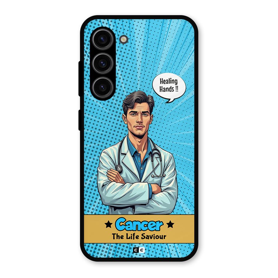 Saviour Cancer Metal Back Case for Galaxy S23