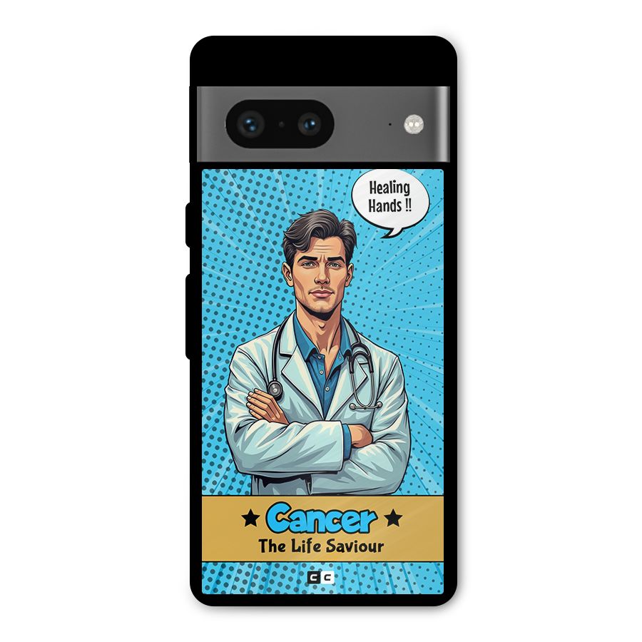 Saviour Cancer Metal Back Case for Google Pixel 7