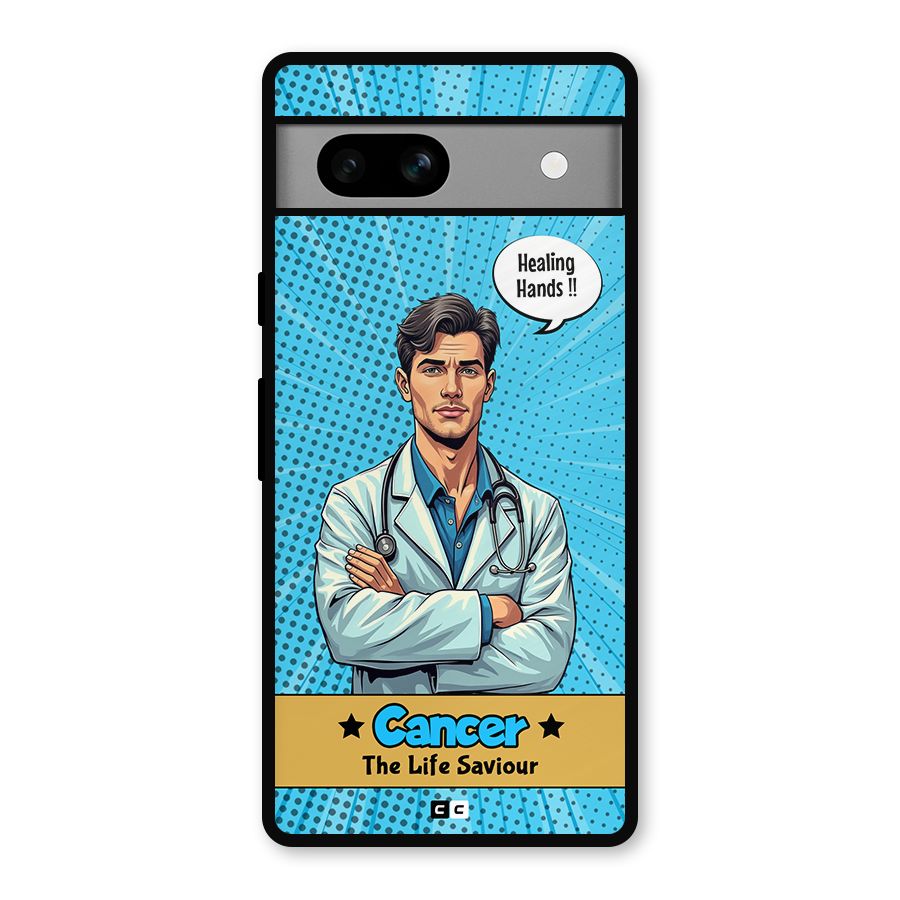Saviour Cancer Metal Back Case for Google Pixel 7a