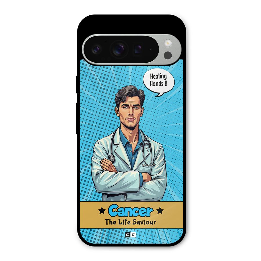 Saviour Cancer Metal Back Case for Google Pixel 9 Pro XL