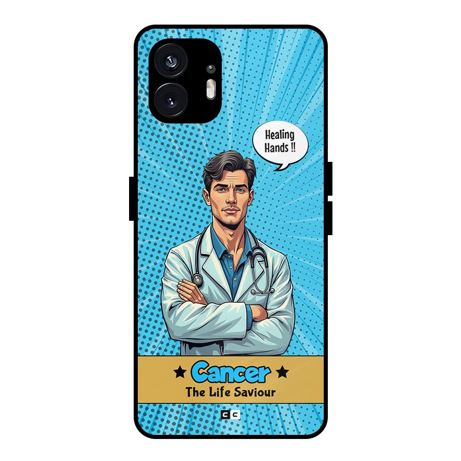 Saviour Cancer Metal Back Case for Nothing Phone 2
