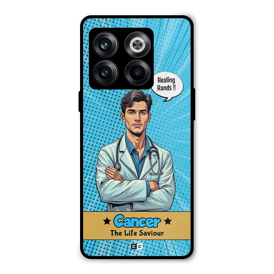 Saviour Cancer Metal Back Case for OnePlus 10T