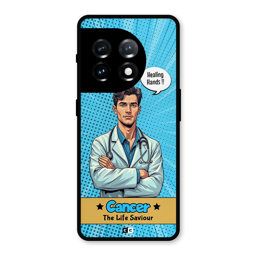 Saviour Cancer Metal Back Case for OnePlus 11