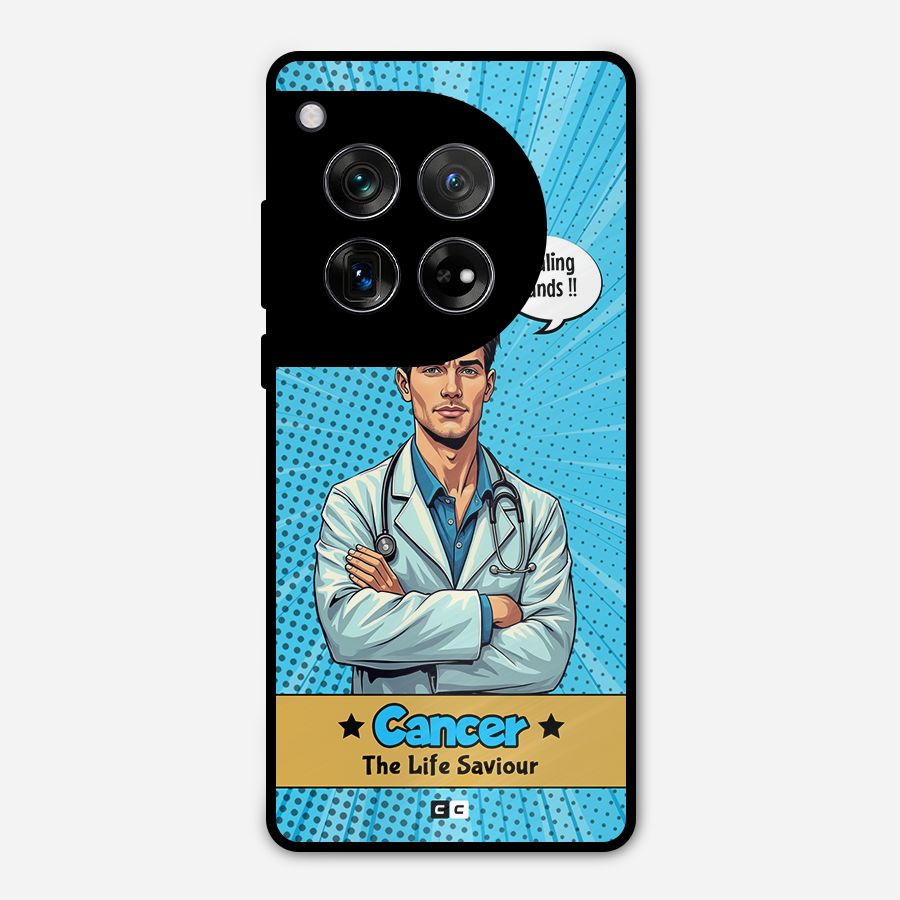 Saviour Cancer Metal Back Case for OnePlus 12