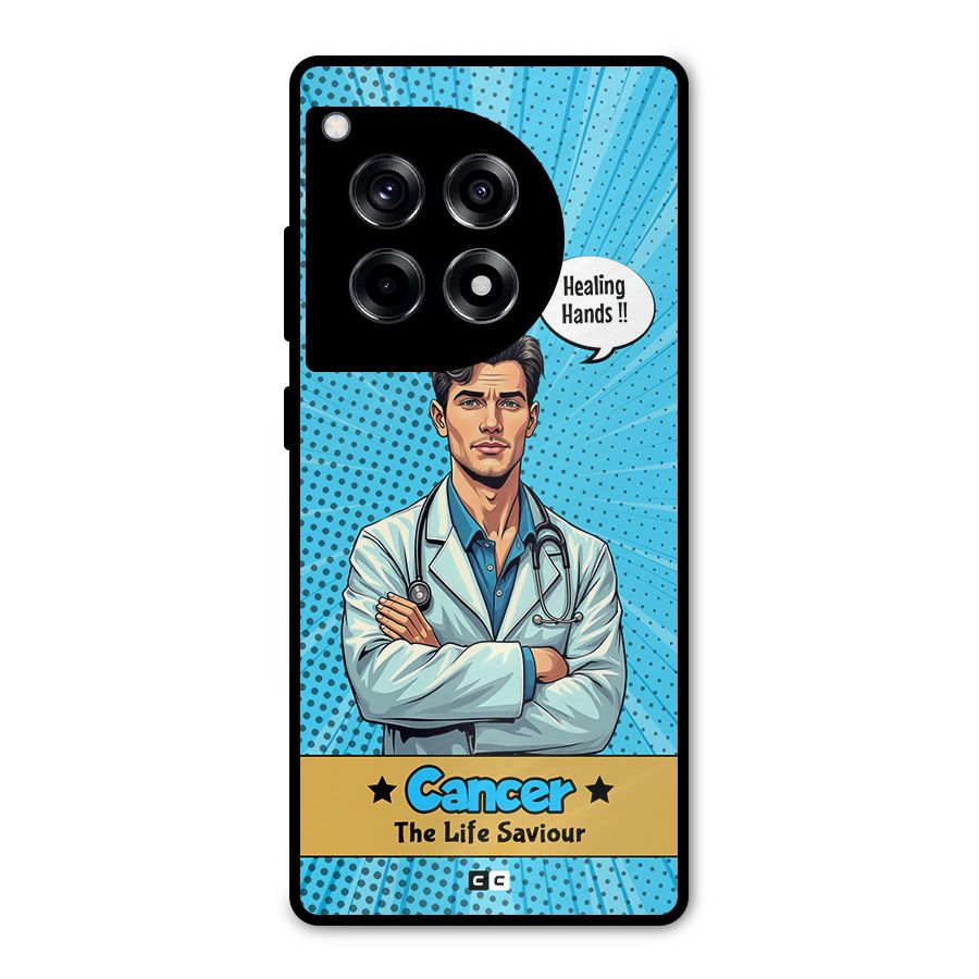 Saviour Cancer Metal Back Case for OnePlus 12R