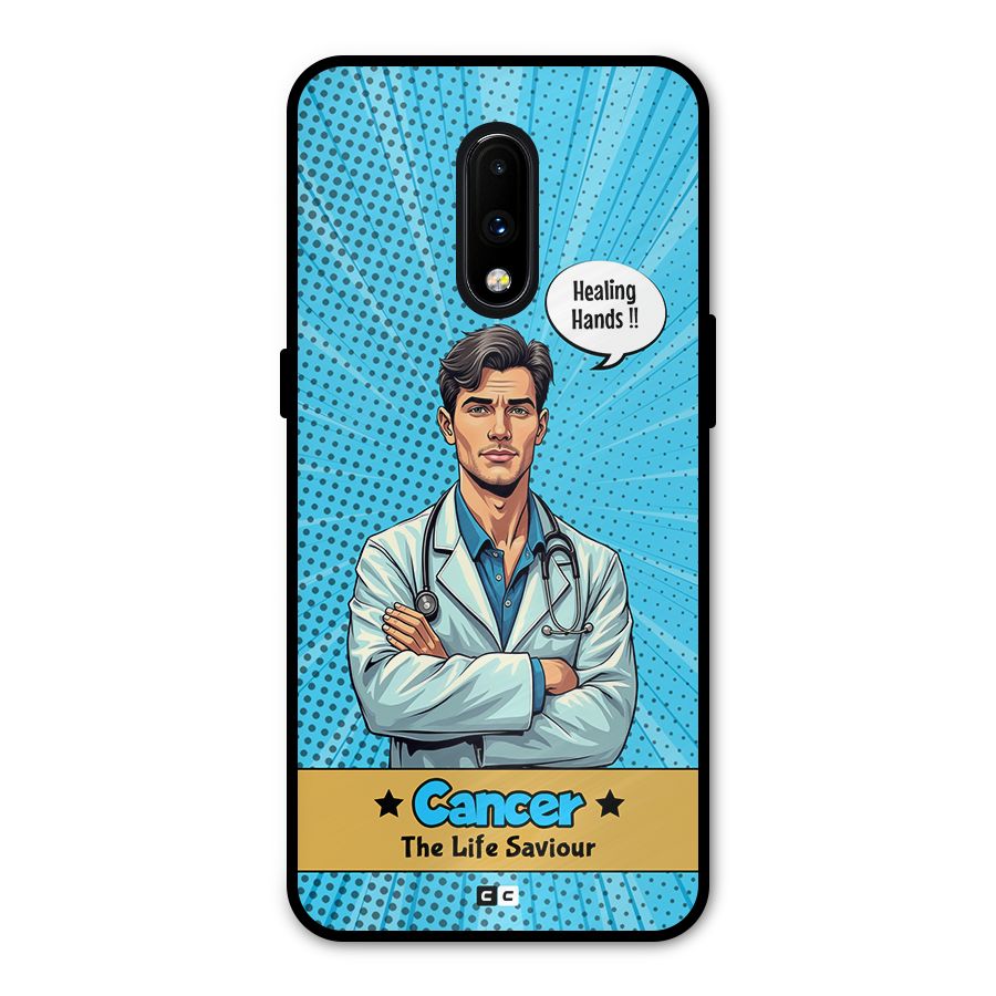 Saviour Cancer Metal Back Case for OnePlus 7