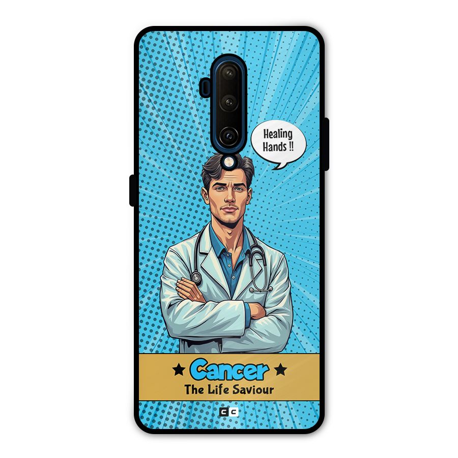 Saviour Cancer Metal Back Case for OnePlus 7T Pro
