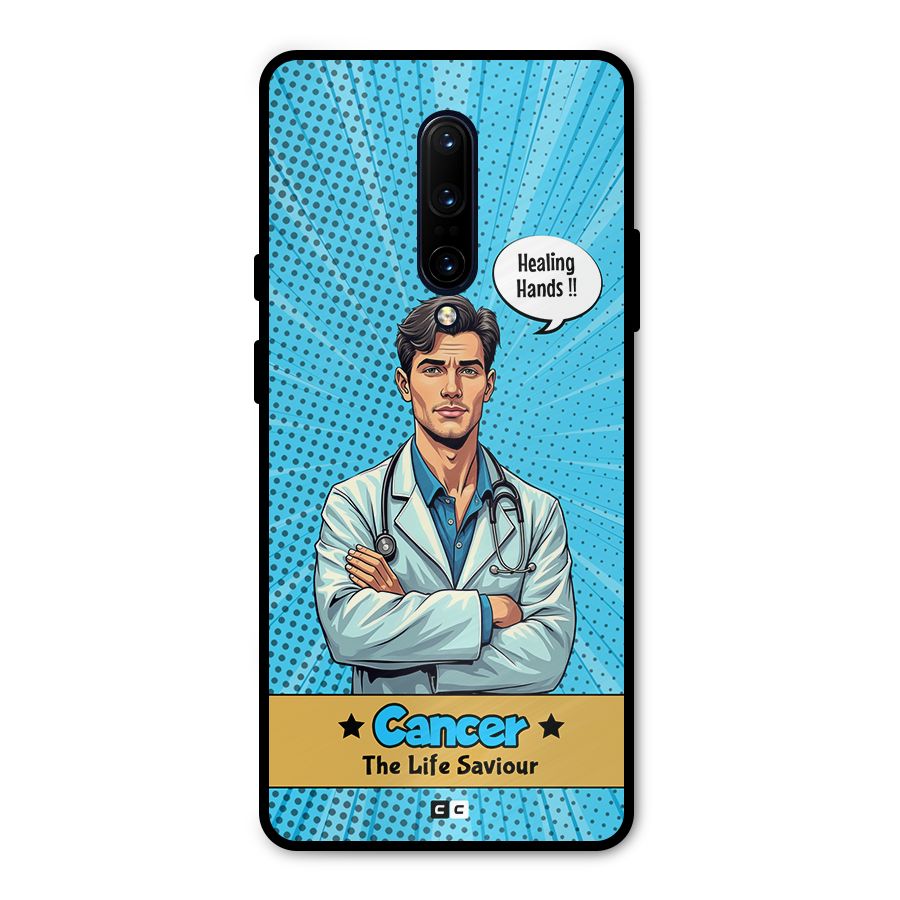 Saviour Cancer Metal Back Case for OnePlus 7 Pro