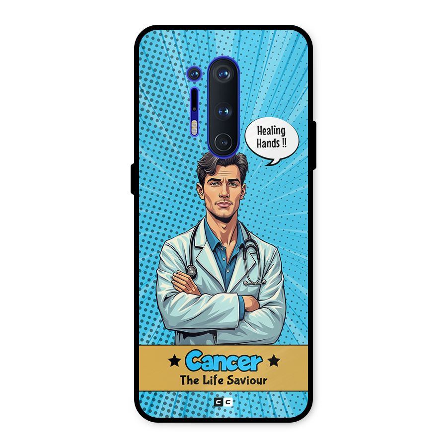 Saviour Cancer Metal Back Case for OnePlus 8 Pro