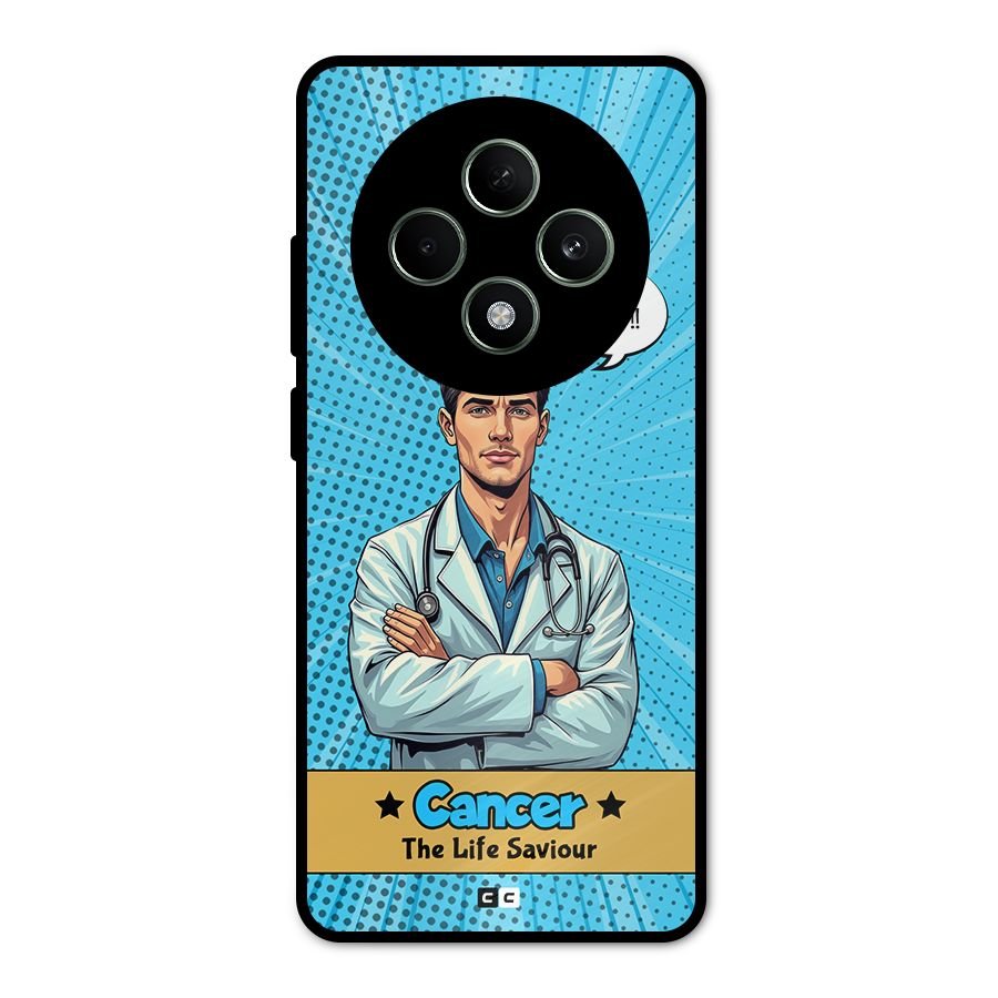 Saviour Cancer Metal Back Case for Oppo F27