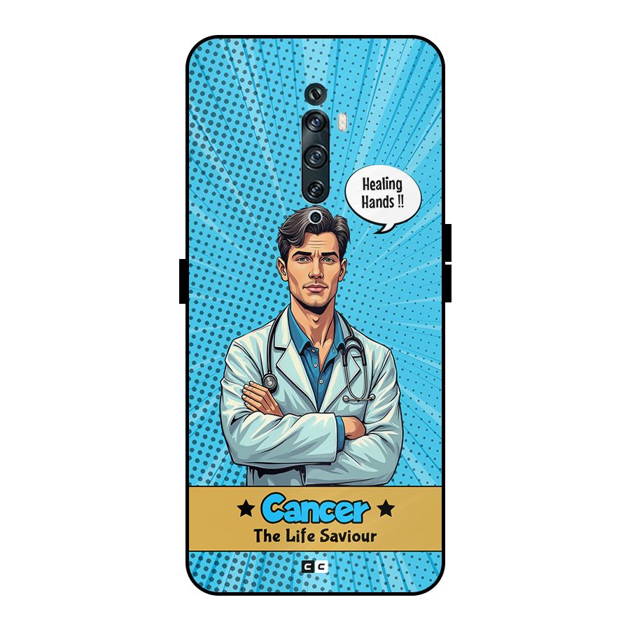 Saviour Cancer Metal Back Case for Oppo Reno2 Z