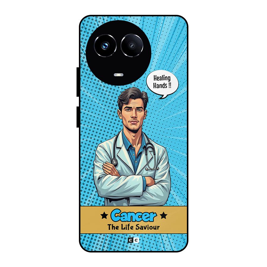 Saviour Cancer Metal Back Case for Realme 11 5G