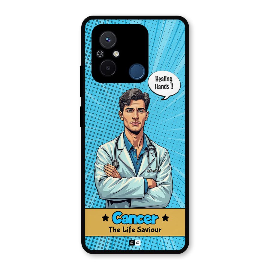 Saviour Cancer Metal Back Case for Redmi 12C