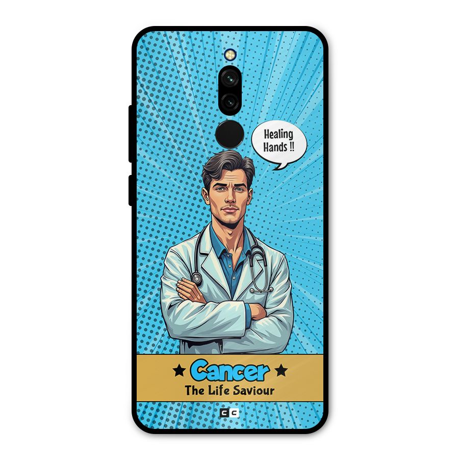 Saviour Cancer Metal Back Case for Redmi 8