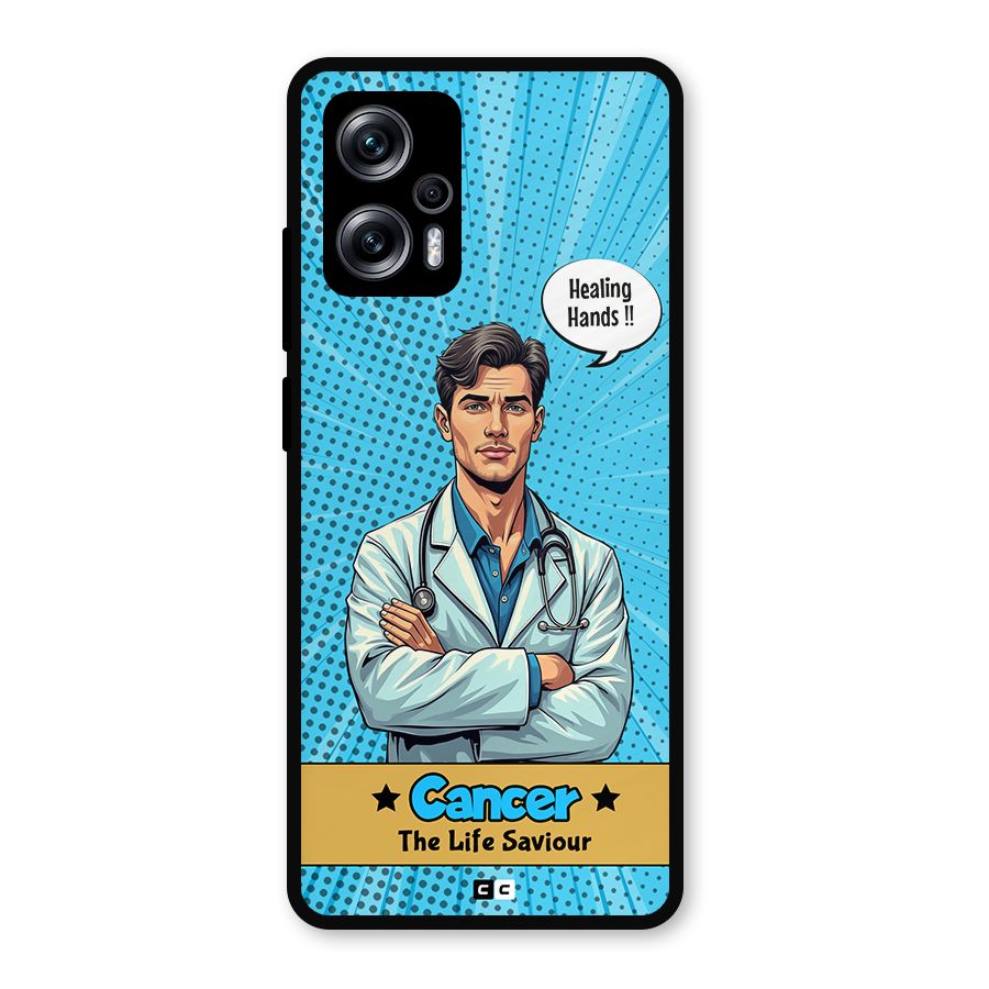 Saviour Cancer Metal Back Case for Redmi K50i