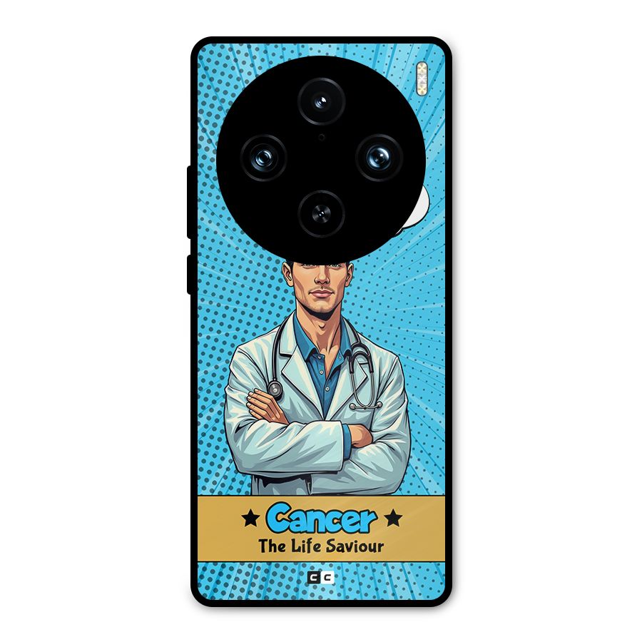 Saviour Cancer Metal Back Case for Vivo X100 Pro