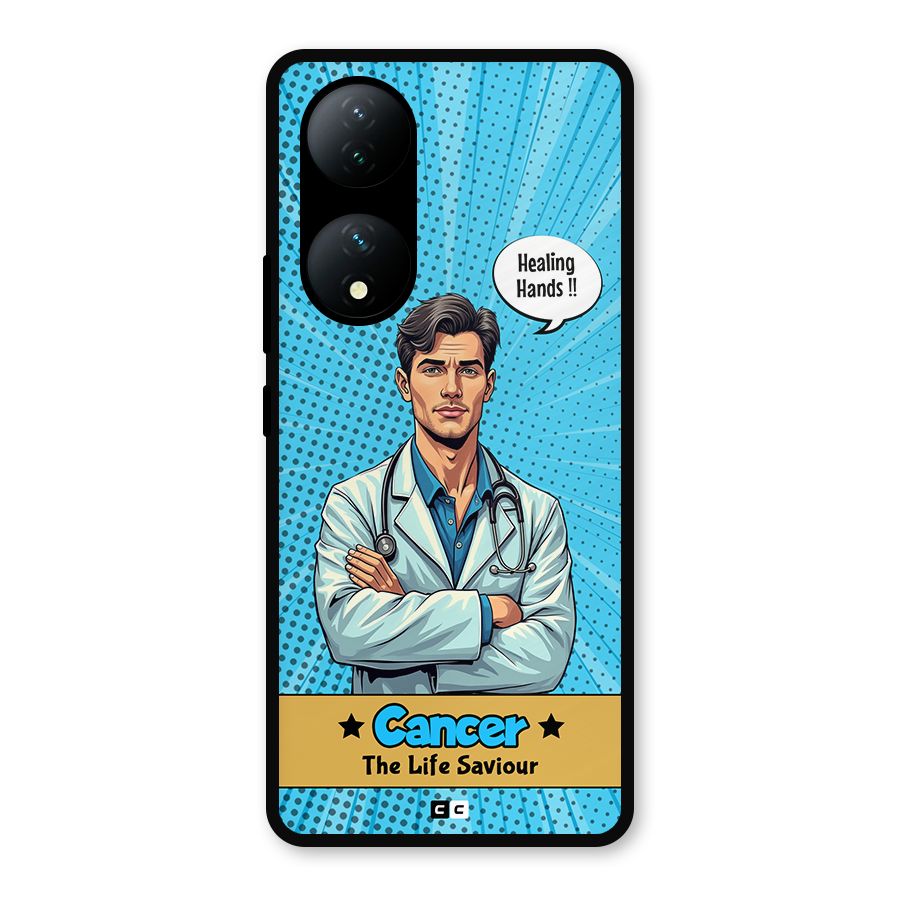 Saviour Cancer Metal Back Case for Vivo Y100