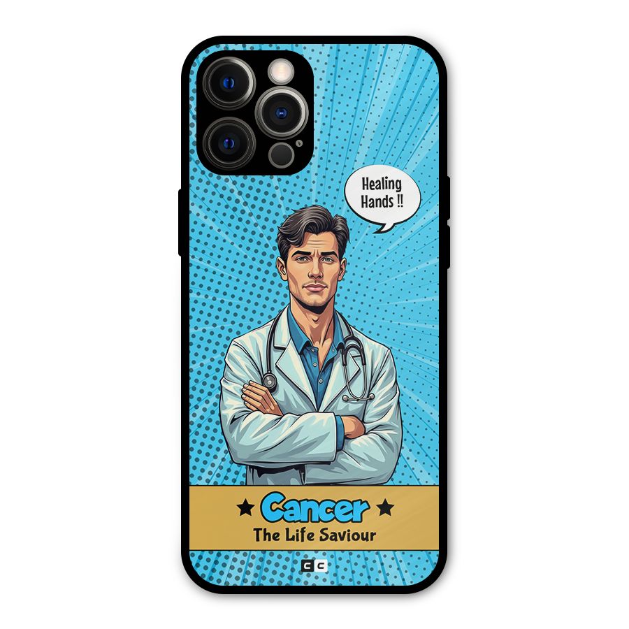 Saviour Cancer Metal Back Case for iPhone 12 Pro Max