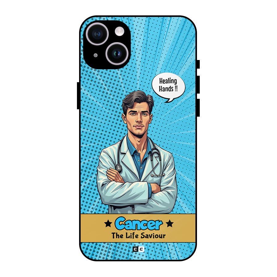 Saviour Cancer Metal Back Case for iPhone 14 Plus
